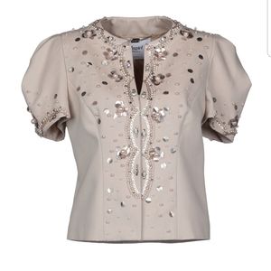 BLUGIRL BLUMARINE SEQUINED BLAZER  SZ 8/I-44